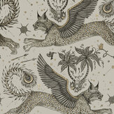 Lynx Wallpaper - Gilver - by Emma J Shipley. Click for more details and a description.