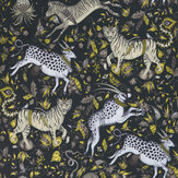 Protea Wallpaper - Charcoal - by Emma J Shipley. Click for more details and a description.