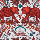 Zambezi Wallpaper - Flame - by Emma J Shipley. Click for more details and a description.