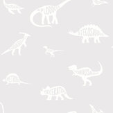 Dino Dictionary Wallpaper - Grey - by Albany. Click for more details and a description.