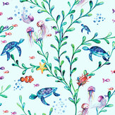 Under the Sea Wallpaper - Light Teal - by Albany. Click for more details and a description.