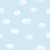 Cloudy Sky Wallpaper - Blue - by Albany. Click for more details and a description.