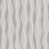 Metallic Wave Wallpaper - Grey - by Arthouse. Click for more details and a description.