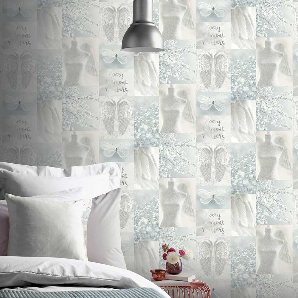 Daydreamer Wallpaper - White - by Arthouse