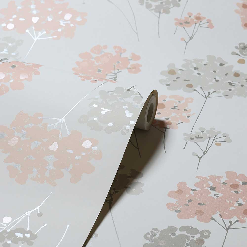 Anya Floral Wallpaper - Blush - by Arthouse