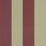 Spalding Stripe Wallpaper - Rosewood - by Ralph Lauren. Click for more details and a description.