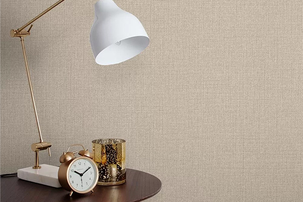 Linen Wallpaper - Beige - by Graham & Brown