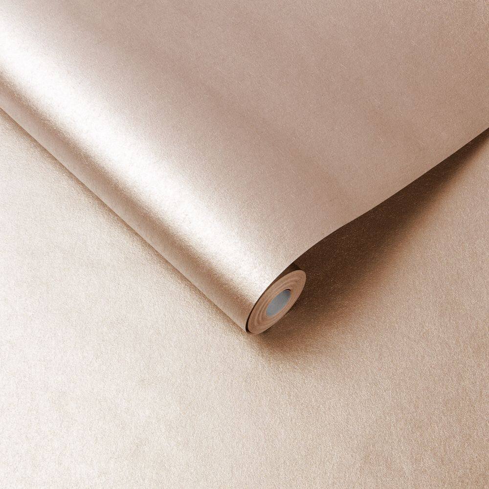 Tranquil Wallpaper - Rose Gold - by Graham & Brown