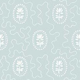 Archway House Wallpaper - Grey Blue - by Hamilton Weston Wallpapers. Click for more details and a description.
