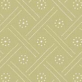 Bloomsbury Dot Wallpaper - Butterscotch - by Hamilton Weston Wallpapers. Click for more details and a description.