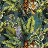 Bengal Tiger Fabric - Twilight - by Prestigious. Click for more details and a description.