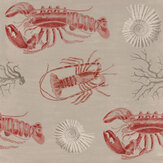 Lobster Mural - Taupe - by Mind the Gap. Click for more details and a description.