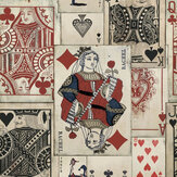 Play Cards Mural - Brown - by Mind the Gap. Click for more details and a description.