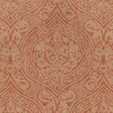 Damask Mural - Red - by Mind the Gap