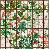 Japanese Garden Mural - Green - by Mind the Gap. Click for more details and a description.