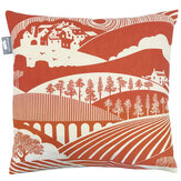 Moordale Harvest  Cushion - Orange - by Mini Moderns. Click for more details and a description.