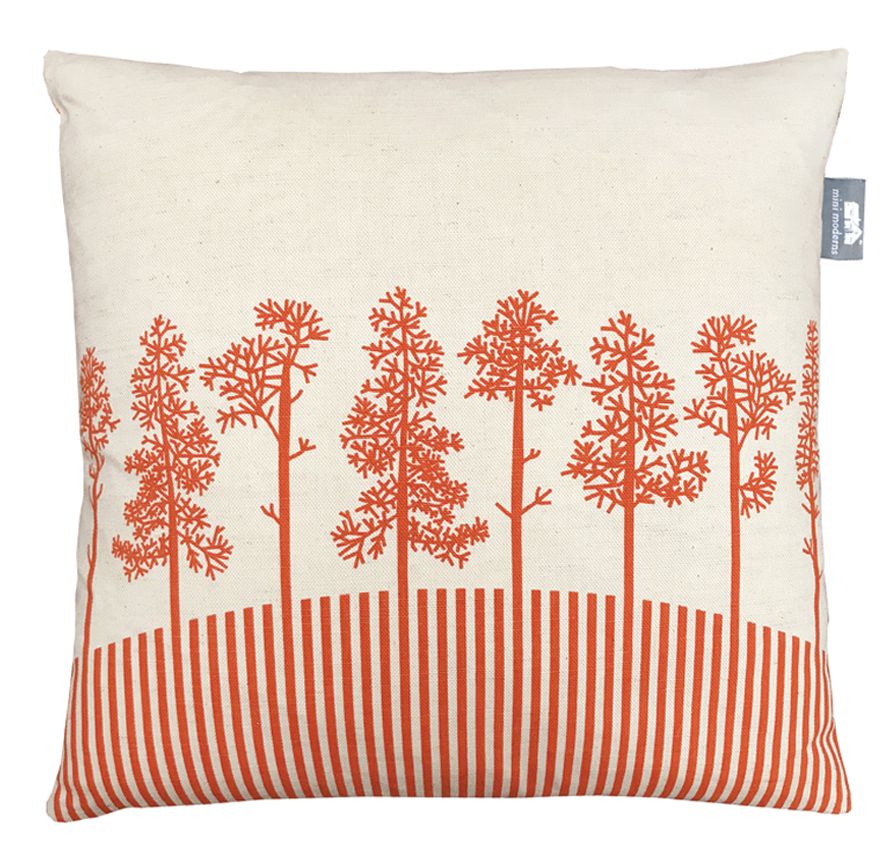 Moordale Harvest  Cushion - Orange - by Mini Moderns
