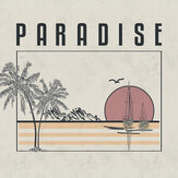 Paradise Mural - Warm - by Coordonne. Click for more details and a description.