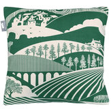 Moordale Douglas Cushion - Green - by Mini Moderns. Click for more details and a description.