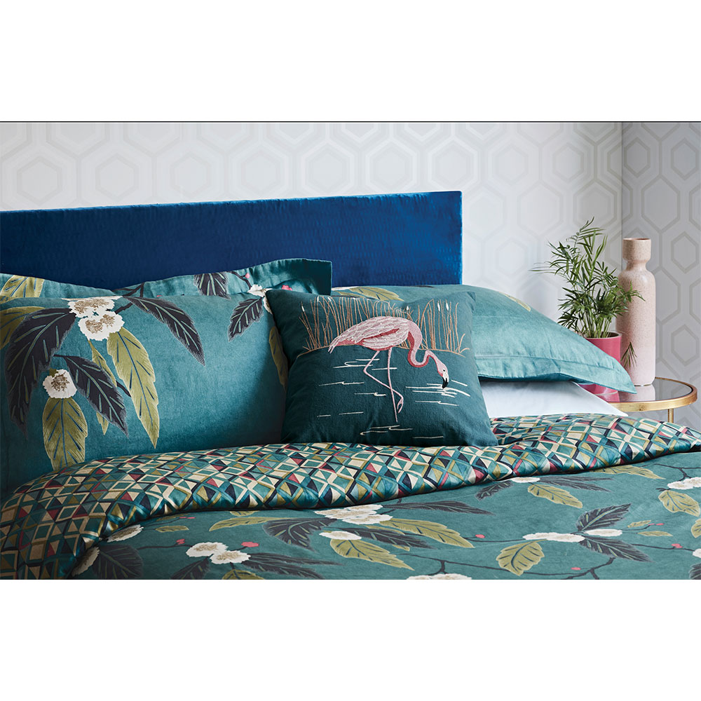 Coppice Duvet Cover  - Peacock - by Harlequin
