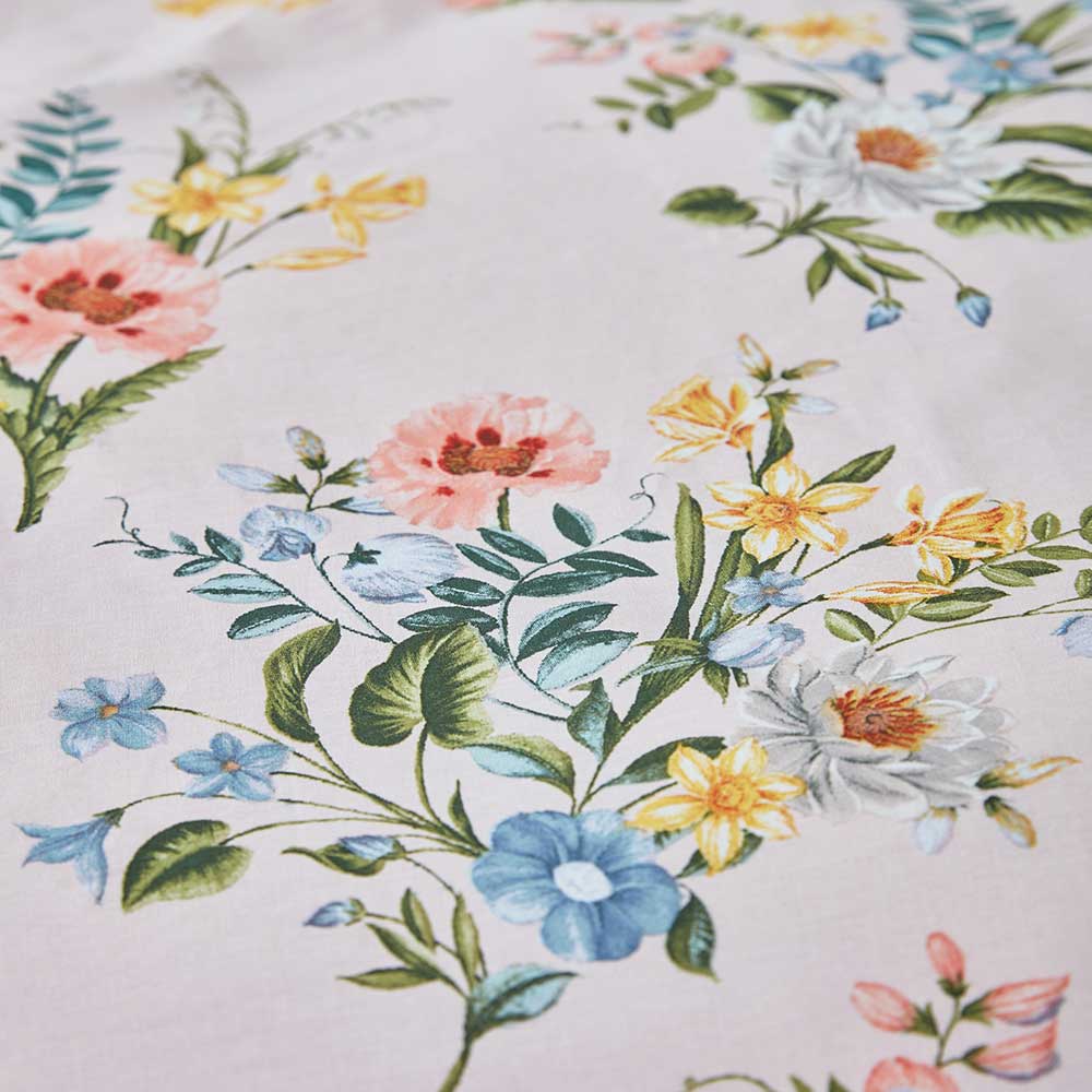 Botanical Vintage Duvet Set Duvet Cover - Blush - by Accessorize