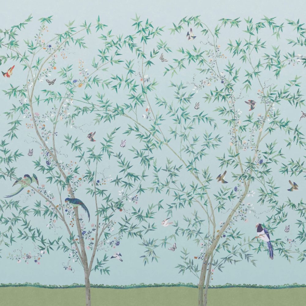 Belton Scenic - 3 panels Mural - Pavillion  - by Little Greene