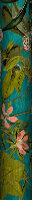 Passiflora Wallpaper - Kingfisher - by Clarke & Clarke
