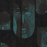 Mask Wallpaper - Jungle - by Masureel. Click for more details and a description.
