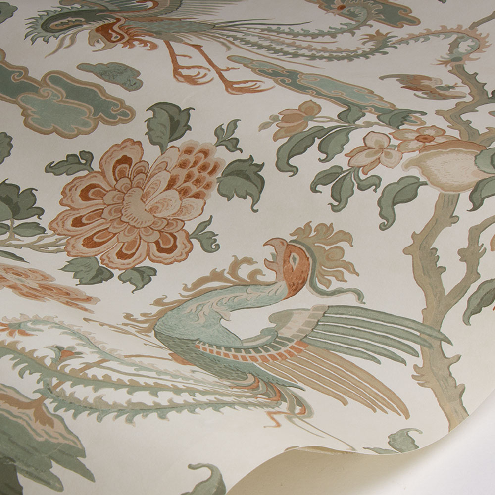 Chifu Wallpaper - Linen - by G P & J Baker