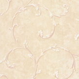 Madelyn Scroll Wallpaper - Stone - by SK Filson. Click for more details and a description.