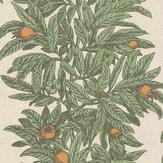 Medlar Wallpaper - Sage / Amber  - by Osborne & Little. Click for more details and a description.