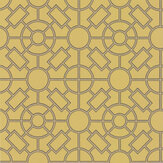 Knot Garden Wallpaper - Ochre / Gold - by Osborne & Little. Click for more details and a description.
