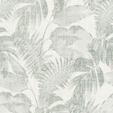 Palm Wallpaper - Ivory / Green - by New Walls. Click for more details and a description.