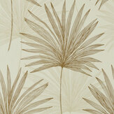 Mitende Wallpaper - Oyster / Gold - by Harlequin. Click for more details and a description.