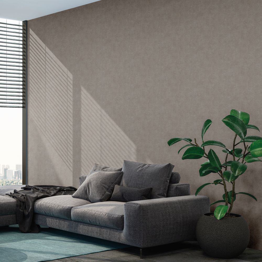 Concrete Wallpaper - Taupe - by New Walls