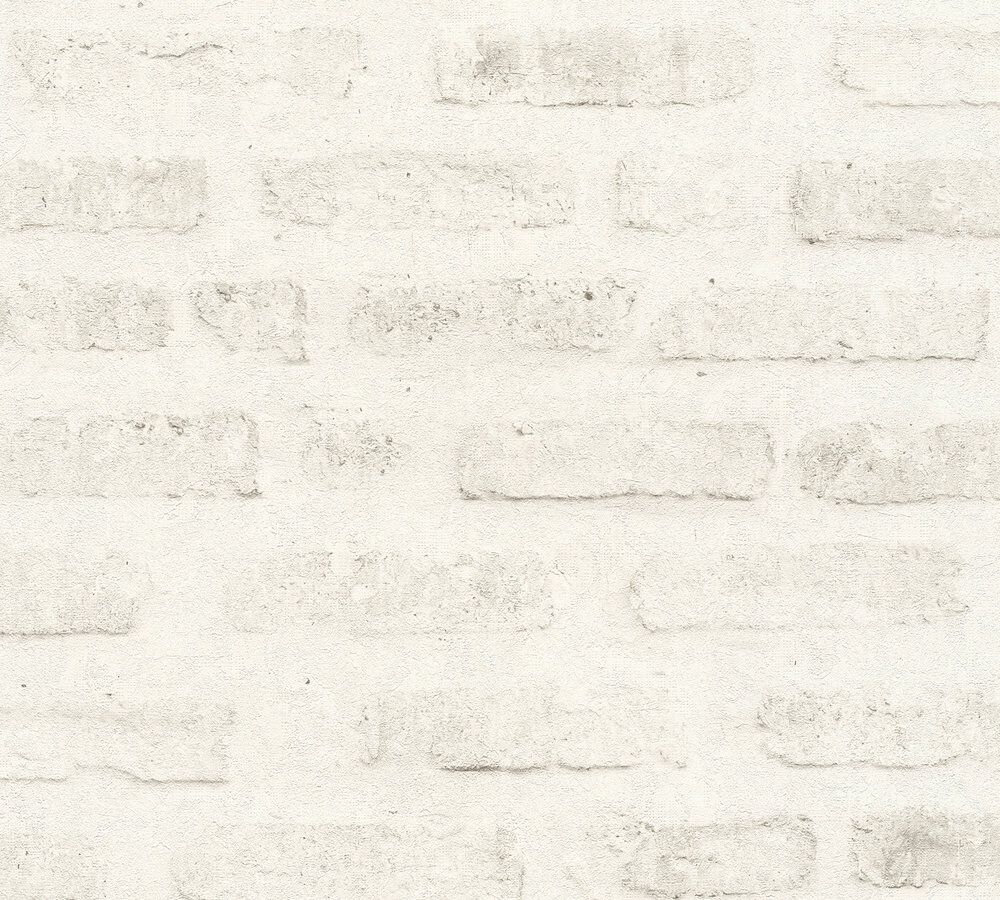 Brick Wallpaper - Ivory - by New Walls