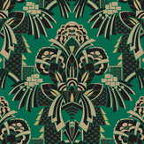 Dorothy Wallpaper - Emerald - by Masureel. Click for more details and a description.