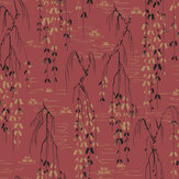 Sabi Wallpaper - Red - by Coordonne. Click for more details and a description.