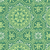 Piccadilly Wallpaper - Leaf Green & Mint on Forest - by Cole & Son. Click for more details and a description.