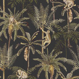 Ateles Wallpaper - Charcoal - by Albany. Click for more details and a description.
