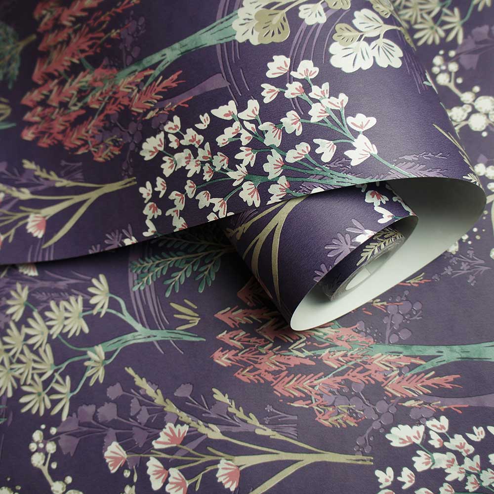 Kieder Wallpaper - Purple - by Albany