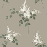 Lilacs Wallpaper - Taupe - by Boråstapeter. Click for more details and a description.