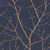 Boreas Wallpaper - Midnight - by Graham & Brown. Click for more details and a description.
