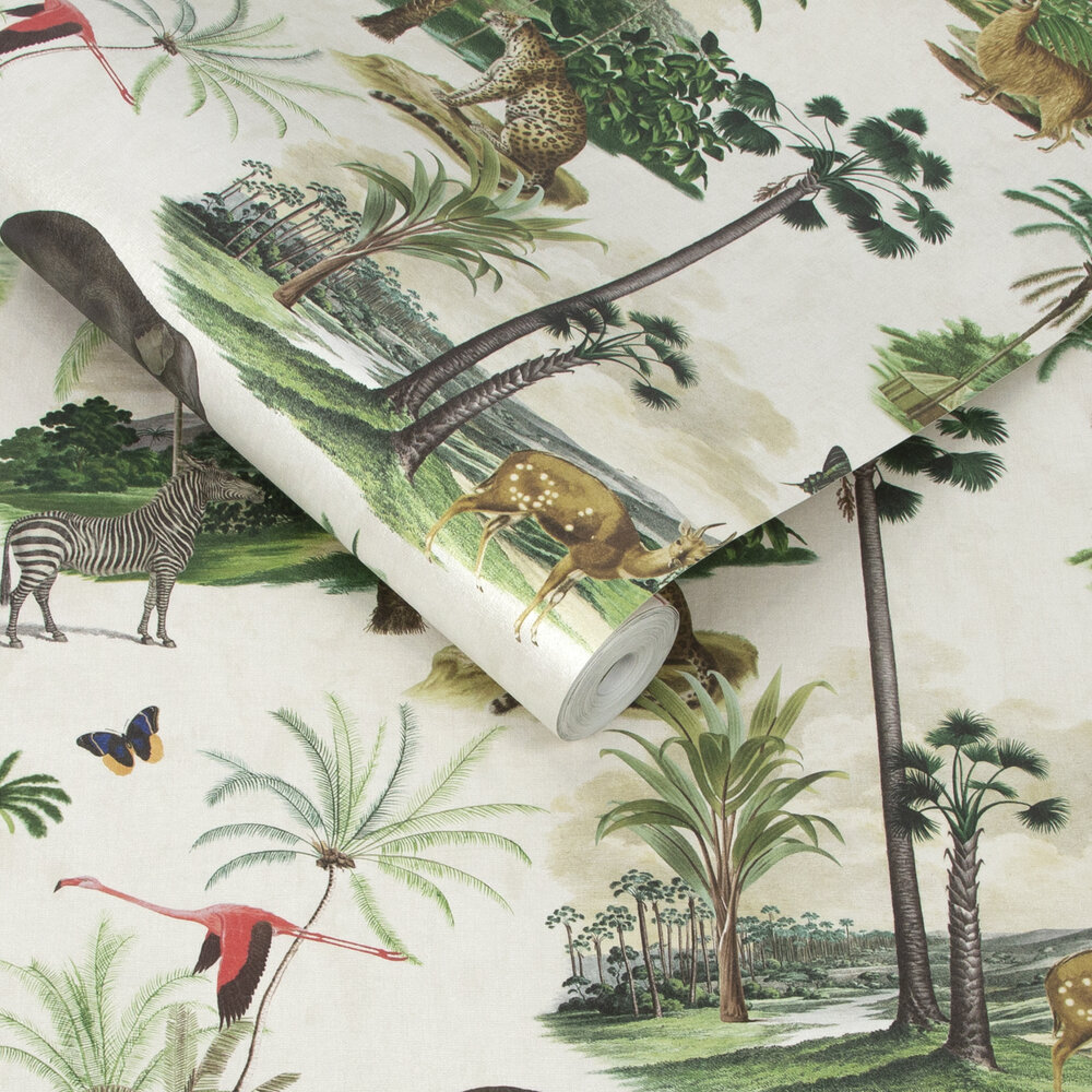 Tropique Zoo Wallpaper - Wild - by Graham & Brown