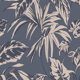 Palma Wallpaper - Soft Gold / Notte - by Graham & Brown. Click for more details and a description.