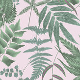 Midsummer Fern Wallpaper - Blush - by Graham & Brown. Click for more details and a description.
