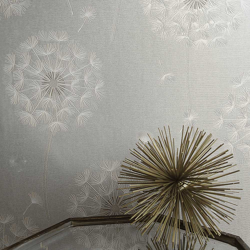 Allora Wallpaper - Grey - by Albany