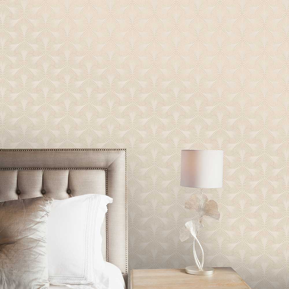Varano Wallpaper - Cream - by Albany