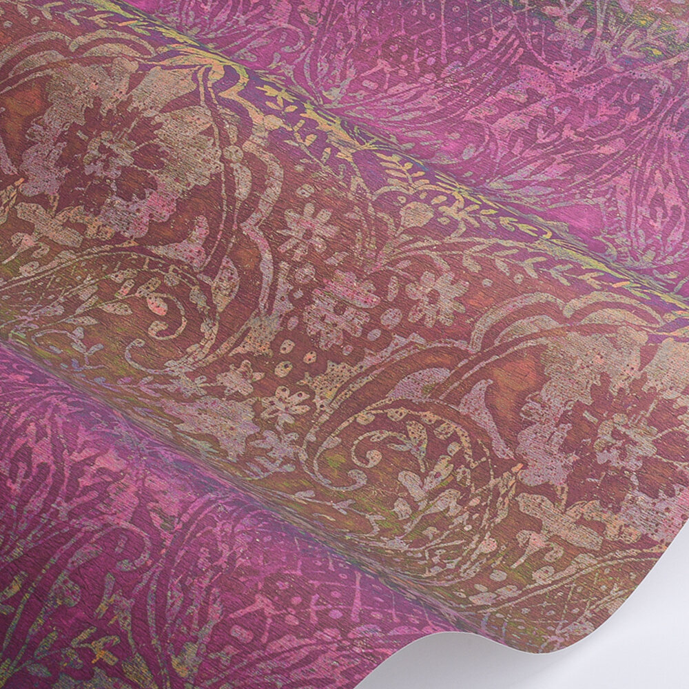 Fable  Wallpaper - Cassis - by Prestigious