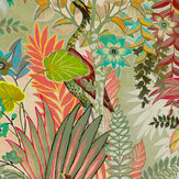 Hidden Paradise Wallpaper - Bright Pastel - by Prestigious. Click for more details and a description.